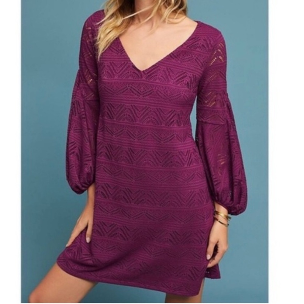 Anthropologie Maeve Laila‎ Lace Dress Size S